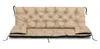 Cuscino da giardino 180x60x50 cm + 2 cuscini per altalena Anteprima dell’immagine prodotto 4