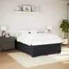 vidaXL Cadre de lit sans matelas noir 160x200 cm velours Voir les images du produit 2