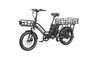 20 Zoll Elektrofahrrad mit Kindersitze Vorderkorb E Bike Produktbild-Vorschau 7