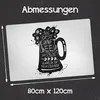 Küchenmatte 80x120 cm Vinylmatte Bodenmatte Dekoration - Produktbild-Vorschau 5
