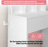 MIADOMODO® Schminktisch -, mit Spiegel, Hocker, 2 Produktbild-Vorschau 6