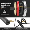 COSTWAY Trap Bar, bilanciere da 142 cm con 2 chiusure a Anteprima dell’immagine prodotto 5