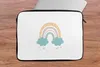 MuchoWow® Laptop Hülle 14 ZollRegenbogen - Herzen - Wolken Produktbild-Vorschau 5