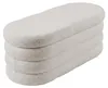 Panca Relaxdays, tessuto peluche, vano portaoggetti, Anteprima dell’immagine prodotto 8