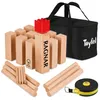Toyfel Schwedenschach XXL Kubb Spiel aus Massivholz Produktbild-Vorschau 1
