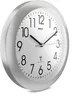 Funkwanduhr 25Cm Silber/Weiss Produktbild-Vorschau 6