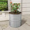 Livingandhome Robustes Hochbeet aus verzinktem Stahl Produktbild-Vorschau 1