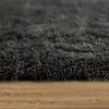 Hochflor Teppich Rund Wohnzimmer Shaggy Langflor Kunstfell Produktbild-Vorschau 3