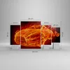 Bild auf Leinwand - Leinwandbild - Auto Flammen Räder - Produktbild-Vorschau 3