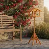 Relaxdays Krmítko pro ptáky se stojanem, krmný zásobník, Náhled obrázku produktu 2