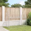 vidaXL Klec pro kuřata stříbrná 200x100x190 cm Pozinkovaná Náhled obrázku produktu 3
