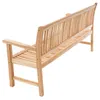VCM 4-Sitzer Gartenbank Parkbank | hochwertig | Teak Holz Produktbild-Vorschau 2