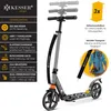 KESSER® Cityroller Scooter Ruote da 205 mmPoliuretanoBig Anteprima dell’immagine prodotto 2