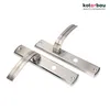 KOTARBAU® Türdrückerset 90 mm WC Langschild Nickel-Chrom Produktbild-Vorschau 5