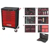KS TOOLS ECOline BLACK/ROT Wózek warsztatowy z 7 szufladami Podgląd zdjęcia produktu 5
