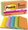 Post-it® Super Sticky Notes Haftnotizen 76 mm x 127 mm 90 Produktbild-Vorschau 15