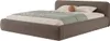 FEDVE Polsterbett Taftan aus Bouclé-Stoff 200x200 cm, Braun Produktbild-Vorschau 7