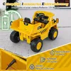 GOPLUS 12V Muldenkipper für Kinder, Caterpillar Elektroauto Produktbild-Vorschau 4