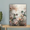 Wanddeko 30x40 cm - Tiere - Kolibri - Vögel - Blumen - Produktbild-Vorschau 4