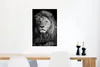 MuchoWow® Poster Wildlife - Löwe - Schwarz - Weiß 40x60 cm Produktbild-Vorschau 5