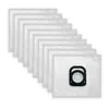 A stack of vacuum cleaner bags on a white background. Produktbild-Vorschau