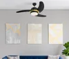 Deckenventilator Simone Schwarz 122 cm mit LED Beleuchtung Produktbild-Vorschau 4