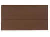 A close-up, straight-on view of a brown baseboard trim. Anteprima dell’immagine prodotto