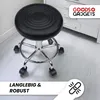 Stołek roboczy na kółkach - czarny Podgląd zdjęcia produktu 6
