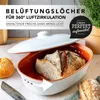 Römertopf Brottopf oval MEDI 2,3 Liter - Brotkasten Weiß Produktbild-Vorschau 3
