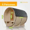 Artsauna Outdoor Fasssauna Spitzbergen 220 für 6 Personen - Produktbild-Vorschau 4