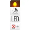 Candela LED con funzione timer bianca 9x7 cm Anteprima dell’immagine prodotto 5