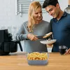 1.04 Silikon Airfryer Korb 20,5 x 20,5 cm - 2 Stück in grau Produktbild-Vorschau 5