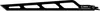 A black reciprocating saw blade with cutouts and teeth along the bottom edge, against a white background. Voir les images du produit