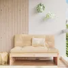 vidaXL Mittelsofa 120x80 cm Massivholz Kiefer Produktbild-Vorschau 1