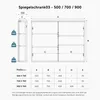 doporro Spiegelschrank Wandspiegel mit LED-Beleuchtung Produktbild-Vorschau 7