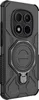 A black protective phone case with a ring holder is shown from a side angle. Náhled obrázku produktu
