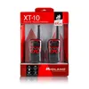 The image shows the retail packaging of two Midland XT10 walkie-talkies. Produktbild-Vorschau