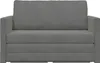 vidaXL Rozkladacia pohovka tmavosivá 124 x 71 x 78 cm zamat Náhľad obrázku produktu 5