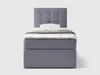 NORDELO Boxspringbett INCANTO 120x200 cm Grau Komplett-Set Produktbild-Vorschau 8