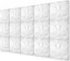 HEXIM 3D Wandpaneele, PVC Kunststoff weiß - Diamond Design Produktbild-Vorschau 3