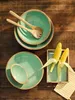 Zassenhaus Schale BRUSH GREEN, Mango, Ø 35 cm x 6 cm Náhľad obrázku produktu 3