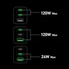 Anker 737 Caricabatterie GaN Prime 2 2x USB-C 1x USB-A 120W Anteprima dell’immagine prodotto 3