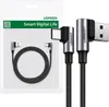Ugreen abgewinkeltes USB-A-auf-USB-C-Kabel 3A, 3 m - Grau Produktbild-Vorschau 24