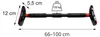 Relaxdays Klimmzugstange Türrahmen, ausziehbar 66–100 cm, Produktbild-Vorschau 4
