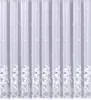 heimtexland ® Jacquard Store Gardine Blumen weiß Produktbild-Vorschau 2