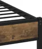 vidaXL Kovová postel bez matrace, kouřový dub 160x200 cm Náhled obrázku produktu 7