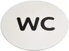 DURABLE PICTO 'WC' Ø 83 mm, 490723 silber Produktbild-Vorschau 4