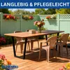 DanDiBo 2x Tischbeine Metall Schwarz 72 x 72 cm Produktbild-Vorschau 7
