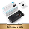 Radio DAB+ FM à manivelle rechargeable à l'énergie solaire Voir les images du produit 7