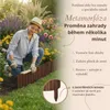 Floranica dřevěný obrubník záhonu 10 x 200 cm hnědý okraj Náhled obrázku produktu 5
